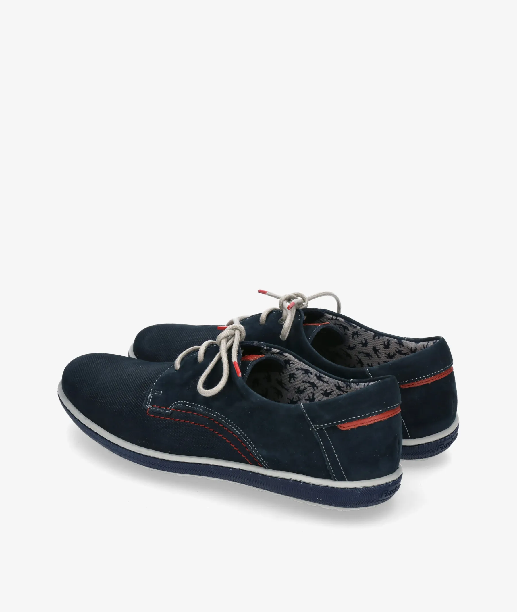 Zapatos casual Fluchos 9706 en nobuck azul
