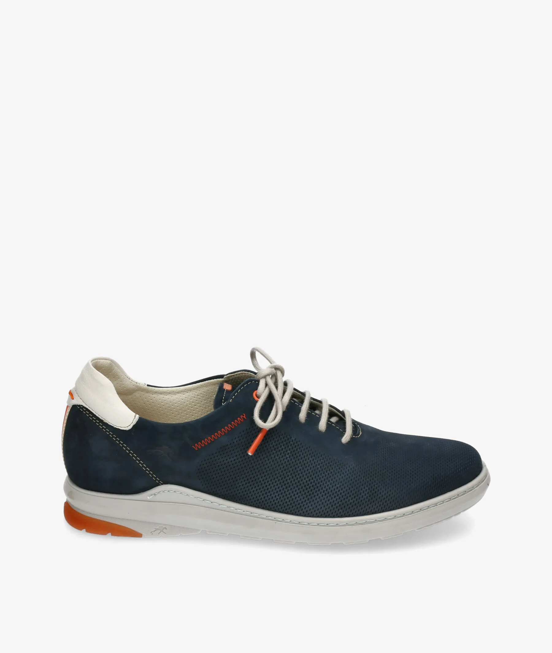 Zapatos casual Fluchos F1158 en nobuck azul