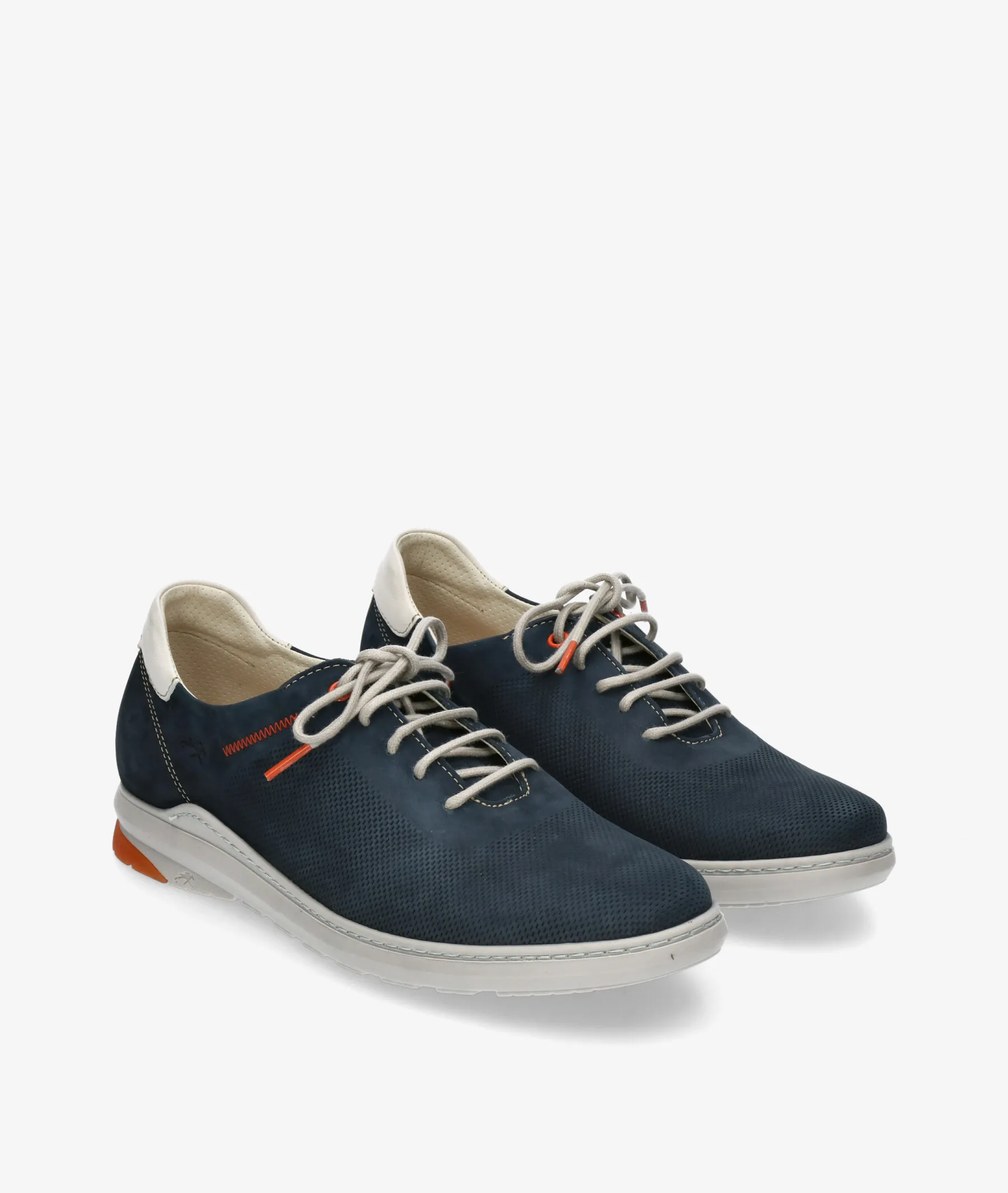 Zapatos casual Fluchos F1158 en nobuck azul