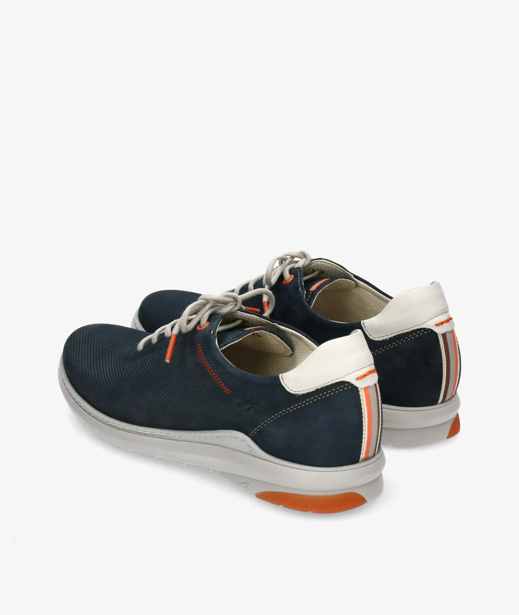 Zapatos casual Fluchos F1158 en nobuck azul
