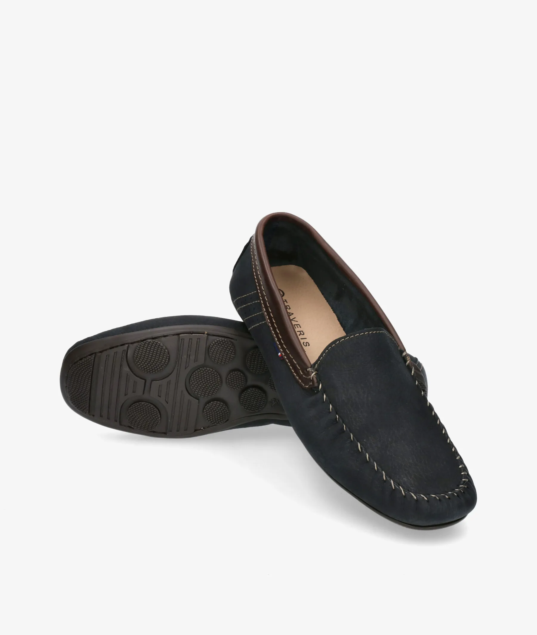 Zapatos casual Traveris 03016 en azul marino