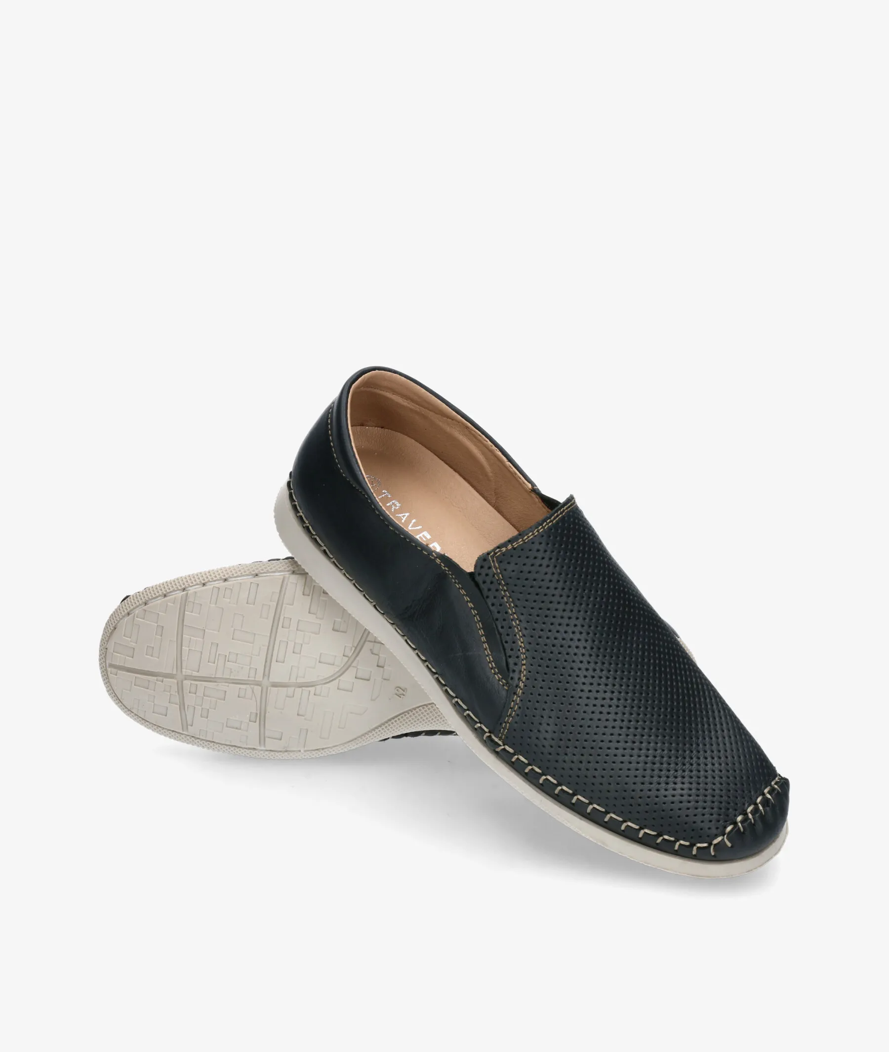 Zapatos casual Traveris 43073 en azul marino