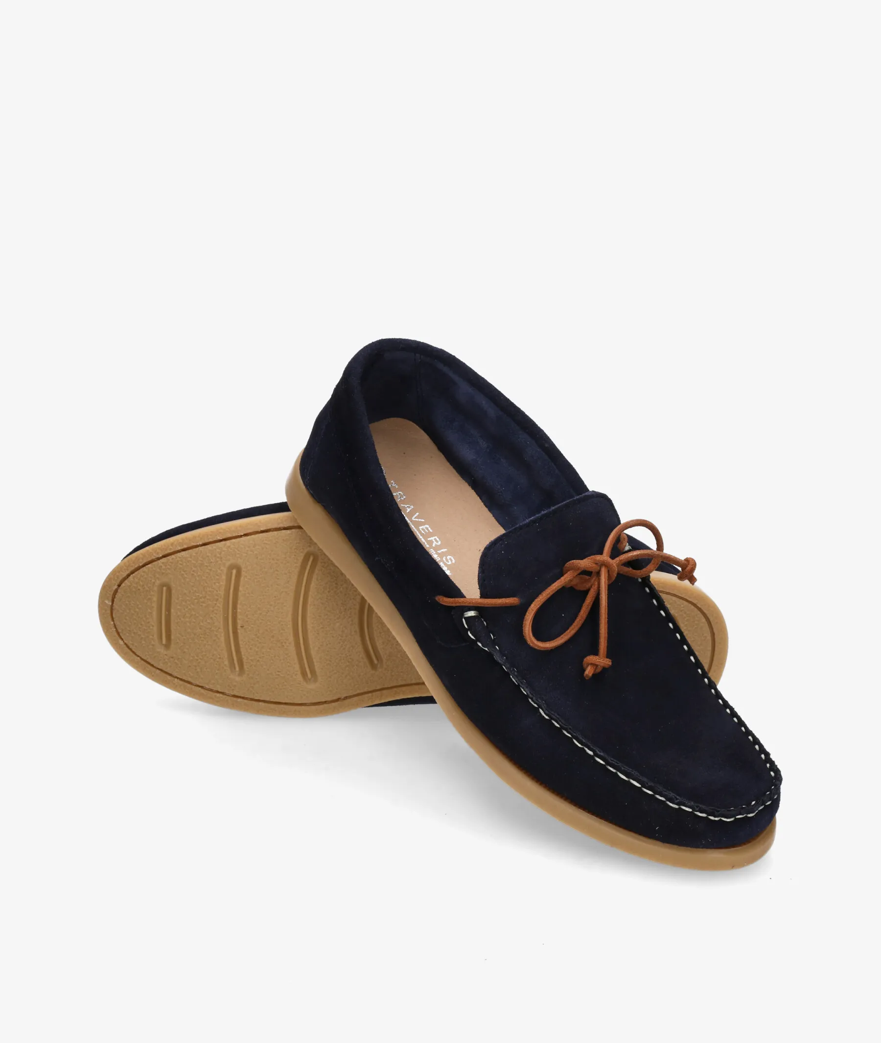 Zapatos casual Traveris 84384 en serraje azul