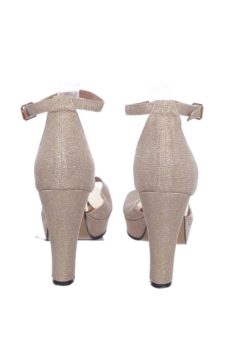 ZAPATOS COLOR DORADO  SUEñOS CHIC