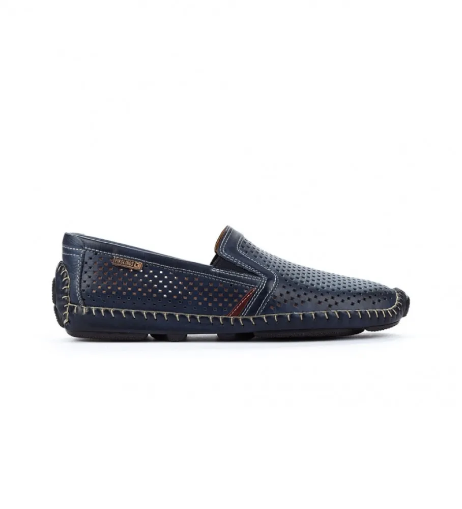 Zapatos de piel Jerez 09Z azul