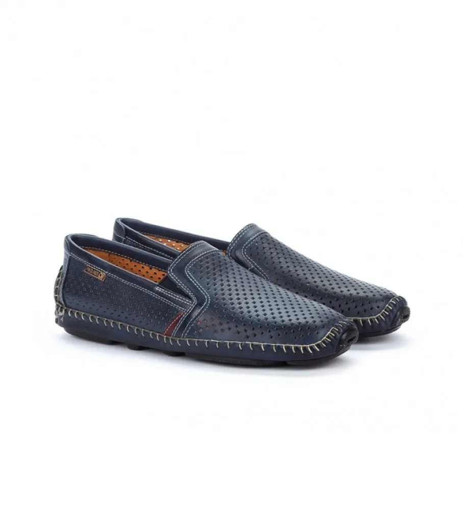 Zapatos de piel Jerez 09Z azul