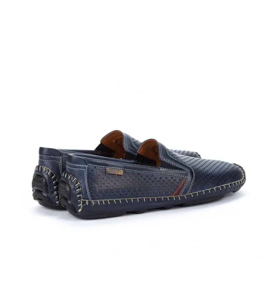Zapatos de piel Jerez 09Z azul