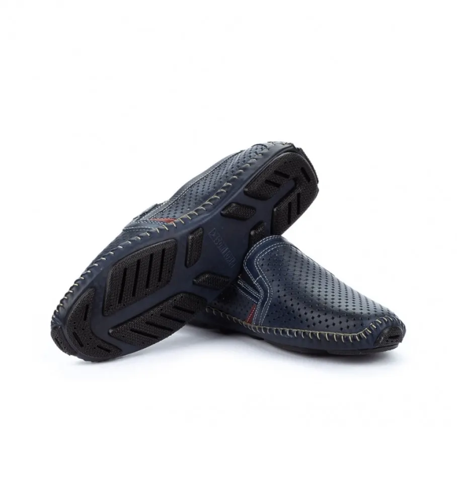 Zapatos de piel Jerez 09Z azul