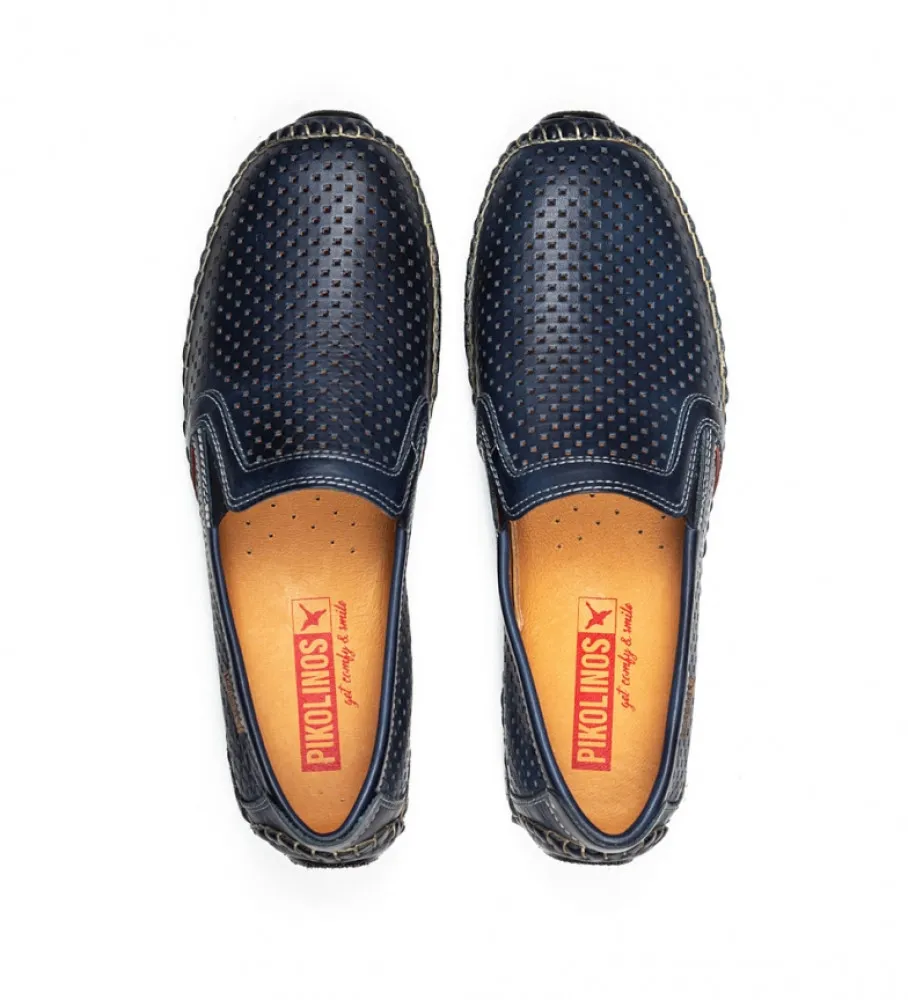 Zapatos de piel Jerez 09Z azul