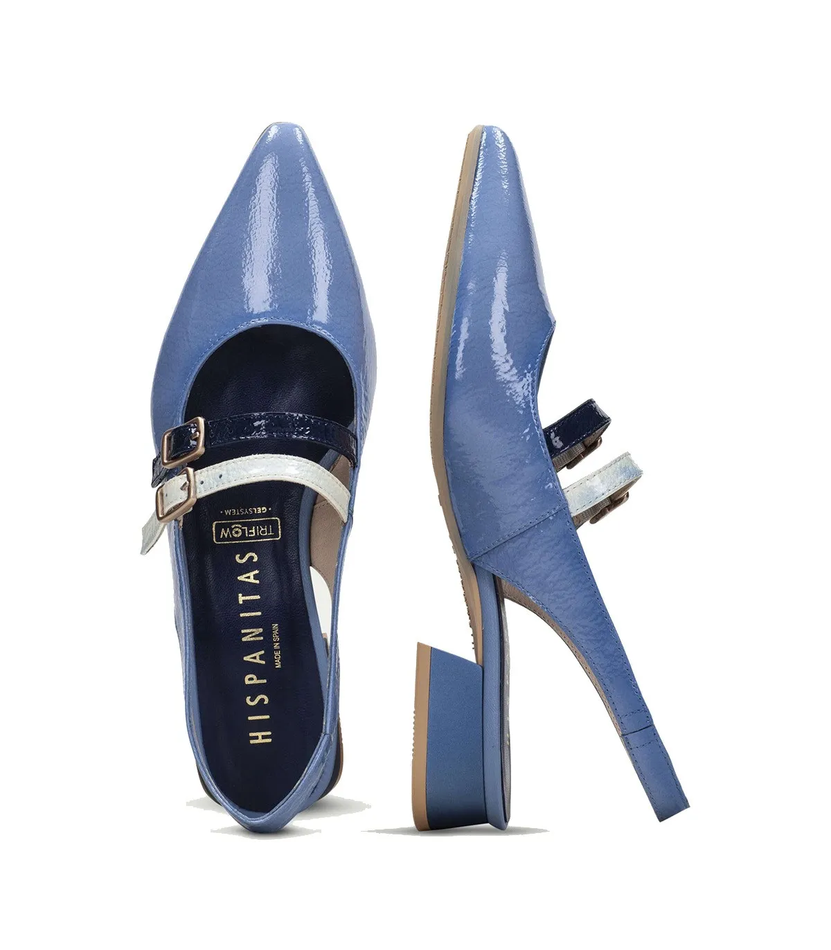 ZAPATOS DESTALONADOS HISPANITAS DALI CHV243462 AZUL