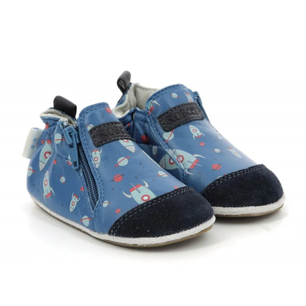 Zapatos Robeez Rocket Trip Azul Cohete