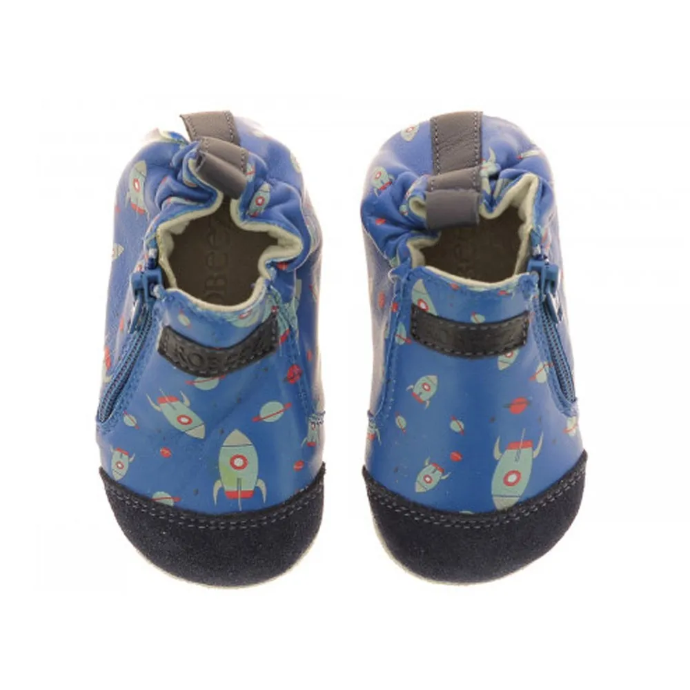 Zapatos Robeez Rocket Trip Azul Cohete
