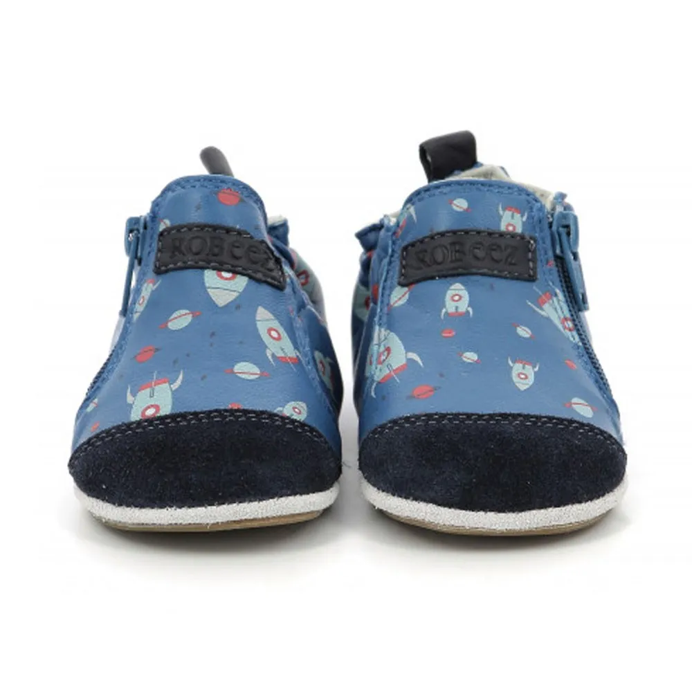 Zapatos Robeez Rocket Trip Azul Cohete