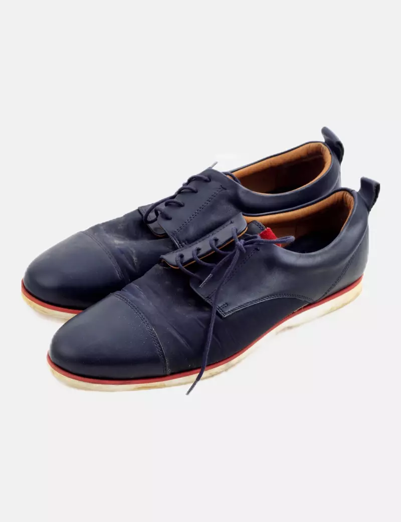 Zara Zapato azul combinado