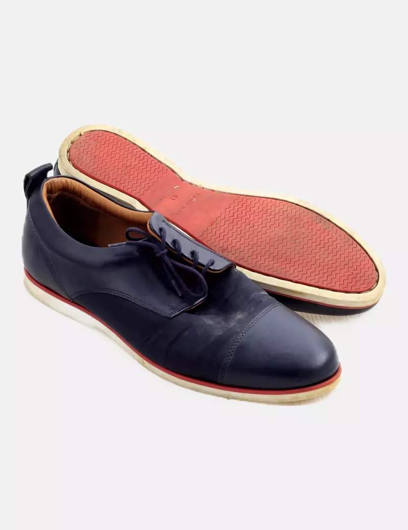 Zara Zapato azul combinado