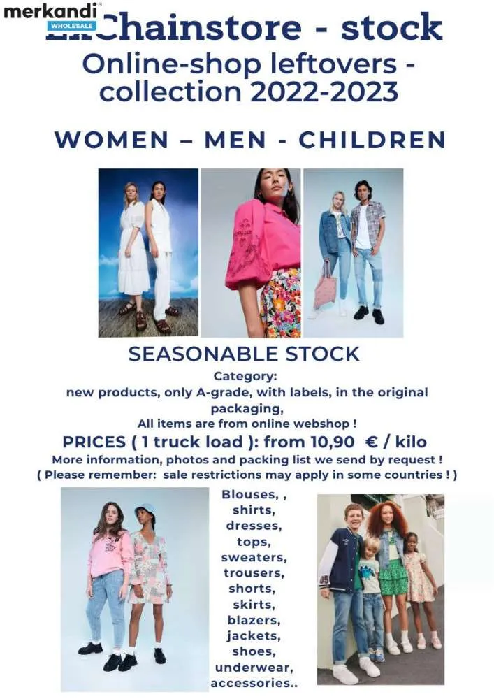 ¡ROPA EXCHAINSTORE CON 50% CHAQUETAS!  COLECCIóN DE ROPA PARA MUJERES, HOMBRES, NIñOS 20202021: BLUSAS, CAMISAS, VESTIDOS, SU